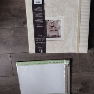 Scrapbook with page protectors